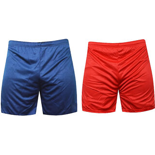 Shorts pack of 2 Red and Blue Sports shorts ,Gym Shorts,shorts Combo