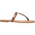Flora Comfort Copper Flat Sandal For Women