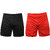 Shorts pack of 2 Red and Black Sports shorts ,Gym Shorts,shorts Combo