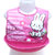 Dazzle baby bib waterproof baby bib for girl baby bib for boy silicon bib with attachable bowl baby feeding bib Pink