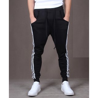 black sports joggers