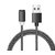 Statusbright 3-in-1 Magnetic Charging and Data Transmission Cable Type C, Micro USB, 8 Pin Lightning Nylon Braided Sync
