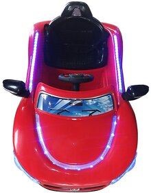 Oh Baby, Baby Battery Operated LED Light Car Red Color With Remote Control Music Connectivity For Your Kids SE-BOC-06