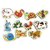 SHRIBOSSJI Wooden Animals Puzzle Tray with Colorful Pictures Learning Board