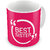 Indigifts Rakhi Gifts Coffee Mug Ceramic Pink 330 ml Set of 1