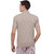 Bamboo Breeze Beige Plain Polo T-shirt for Men