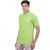 Bamboo Breeze P.green Plain Polo T-shirt for Men