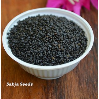 Sweet Basil Seeds Sabja Seeds 400 Grams