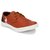 Despacito Men's Brown Lace-up Casual Sneakers Shoes