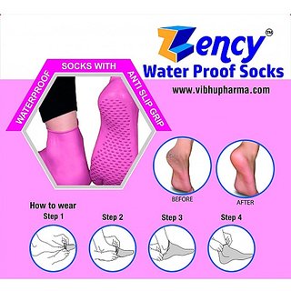 Buy ZENCY PURE NATURALWATER PROOF RUBBER SOCKS FOR Men's Women's