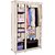 Novatic High Capacity Metal Frame Collapsible Wardrobe ( 6 Shelves + 1 Hanging Section )