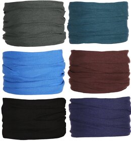 The Blazze 6PCS Outdoor Headscarves for ATV/UTV riding, Seamless Bandanas Tube, High Elastic Headband with UV Resistanc