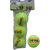 cosco tennis cricket ball green colour 3 ball set