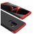 BRAND FUSON Samsung Galaxy J6 2018 Front Back Case Cover Original Full Body 3-In-1 Slim Fit Complete 3D 360 Degree Protection Hybrid Hard Bumper (Black Red) (LAUNCH OFFER)