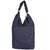 Aliado Cloth Fabric Navy Blue Coloured Zipper Closure Handbag P64V709