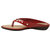 MSC Women Synthetic Red sandal