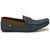 Evolite Blue Faux Leather Casual Loafers for Men's