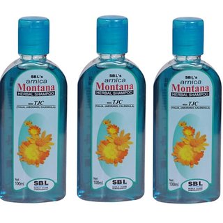 Buy SBL Arnica Montana Herbal Shampoo 100 ML each Pack of 3 100 MLX3 , 300  ML Online @ ₹270 from ShopClues