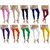 Omikka Stylish Womens Popular 160 GSM Stretch Bio-Wash Ankle Length Leggings - Regular and 20+ Best Selling Colors Pack of 10 (Free Size)