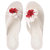 Czar Flip Flops Slipper for Women RO-05 White
