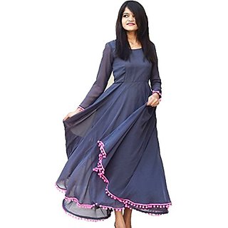 indo western long dress
