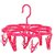 k kudos Home 8 Pegs Multi color Plastic Scarf Clothes Hanger Clip ( pack of 1 )