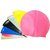 Skycandle Multicolour Swimming Glasses With Swimming Cap and Ear Plug