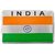 Indian Inside 3D Chrome Emblem Badge Logo Sticker for Car accessories flag india