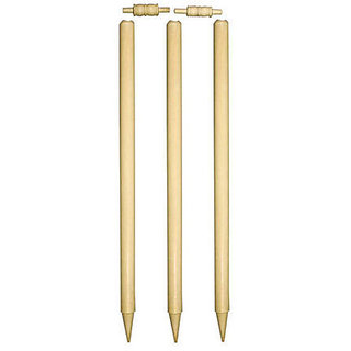 Best Cricket Combo of 3 Stumps or Wickets with 2 Bails (Complete Set for Tests T-20 and ODI Matches)