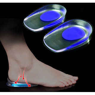thumbnail image 2 of Frentaly 1 Pair Gel Silicone Heel Cups - Orthotic Insoles For Plantar Fasciitis & Heel Pain 2 of 6