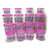 Sagar Airtight With Twister Plastic Containers Set of 16 PCS (2400ml, 1600ml, 800ml, 400ml) Pink