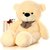 Multi Soft Fabric India Kid's Teddy Bear Sitting Stuffed Soft Plush Toy (3 feet, Cream)