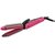 3 in 1 Hair Styler - Hair Straightener, Hair Curler and Hair Crimper in one - NHC 8890 (Pink)