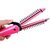 3 in 1 Hair Styler - Hair Straightener, Hair Curler and Hair Crimper in one - NHC 8890 (Pink)