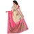 Meia Pink Cotton Silk Embellished Saree With Blouse