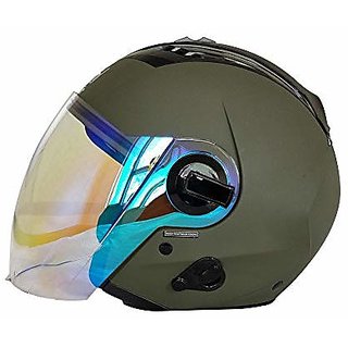 Buy STEELBIRD SBA 3 NIGHT VISION OPEN FACE HELMET MATT BATTLE