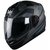Steelbird SBA-1 R2K Full Face Helmet with Smoke Visor (Matt Black and Grey M)