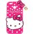 TBZ Cute Hello Kitty Soft Rubber Silicone Back Case Cover for Vivo V7 Plus