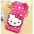 TBZ Cute Hello Kitty Soft Rubber Silicone Back Case Cover for Vivo V7 Plus with Stylus