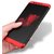 TBZ Ultra-thin 3-In-1 Slim Fit Complete 3D 360 Degree Protection Hybrid Hard Bumper Back Case Cover for Huawei Honor 9 Lite with Flexible Phone Holder Lazy Stand -Red