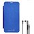 TBZ Flip Cover Case for Samsung Galaxy S5 with Earphone -Blue