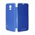 TBZ Flip Cover Case for Samsung Galaxy S5 with Earphone -Blue