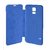 TBZ Flip Cover Case for Samsung Galaxy S5 with Earphone -Blue