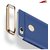 TBZ Ultra-thin 3 in 1 Anti-Scratch Anti-fingerprint Shockproof Resist Cracking Electroplate Metal Texture Armor PC Hard Back Case Cover for Huawei Honor 9 Lite with Tempered Screen Guard -Blue