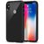 TBZ Transparent Hard Back with Soft Bumper Case Cover for Vivo V9 - Black