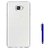 TBZ Transparent Silicon Soft TPU Slim Back Case Cover for Samsung Galaxy On7 Prime with Stylus