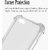 TBZ Transparent Bumper Corner TPU Case Cover for Vivo Y71 with Car Charger and Data Cable