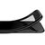 TBZ Soft Bumper Hard Transparent Back Cover for OPPO F7 - Black