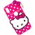 TBZ Cute Hello Kitty Soft Rubber Silicone Back Case Cover for Vivo V9 with Stylus -Magenta