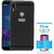 TBZ TPU Back Case Cover for Asus Zenfone Max (M1) ZB555KL with Tempered Screen Guard -Black